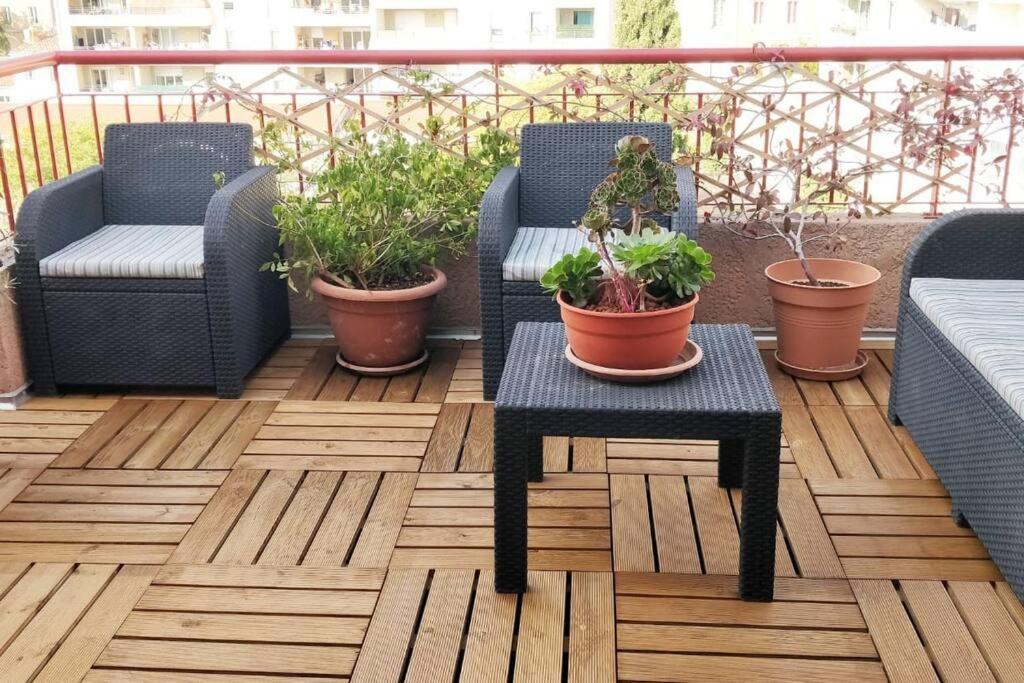 Apartament T3 Le Designer 4E-Terrasse-Climatisation & Netflix Marsylia Zewnętrze zdjęcie